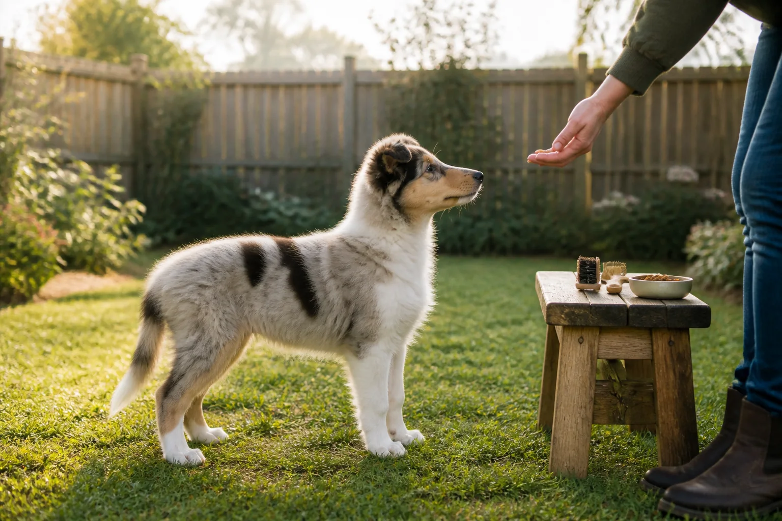Collie Puppies: Family Life, Grooming, and Training Guide